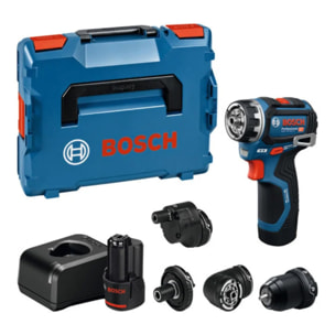 Visseuse GSR 12V-32 FC - BOSCH - Avec 2 batteries 2.0Ah - chargeur - divers embouts - L-BOXX - 06019N7101