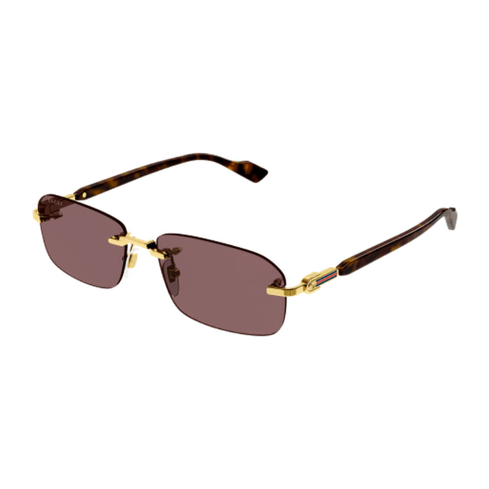 Gafas de Sol Gucci GG1221S-002 de Metal Hombre 56 mm