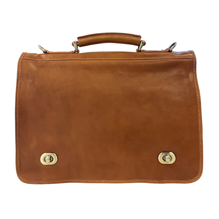 Borsa Ventiquattrore Unisex Borsa Portadocumenti da Lavoro in Pelle