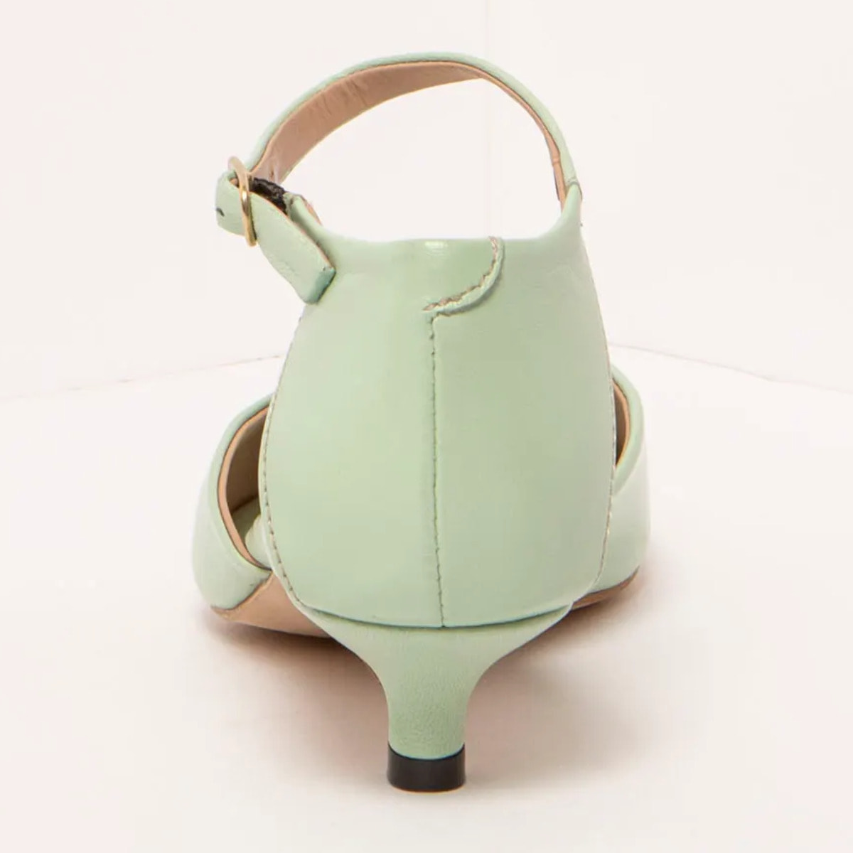 Sandalias con tacón S3025 NAPPA PASTEL GREEN/ ALEDO color Pastel green