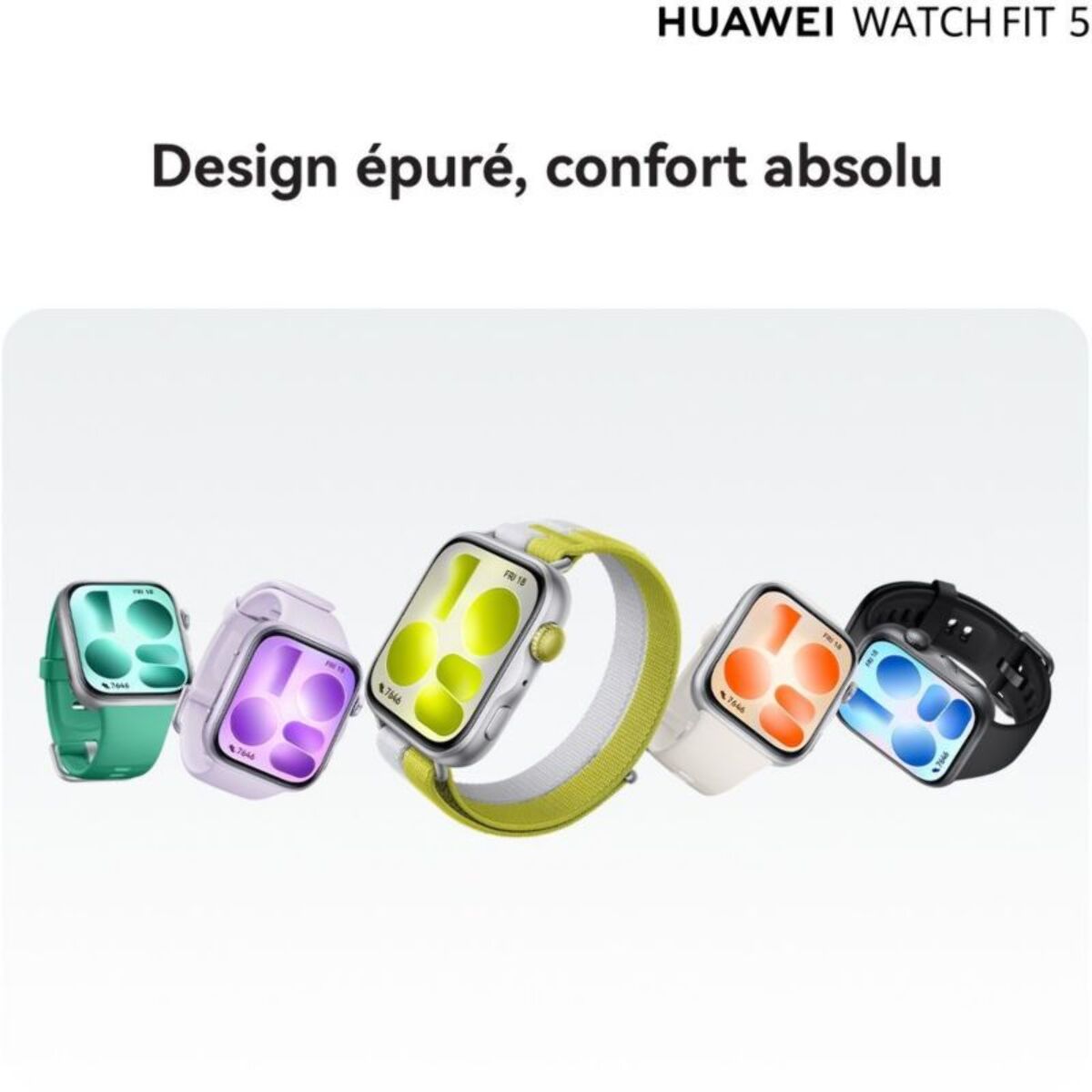 Montre connectée HUAWEI Pack Watch FIT 5 blanc+Freebuds SE 4