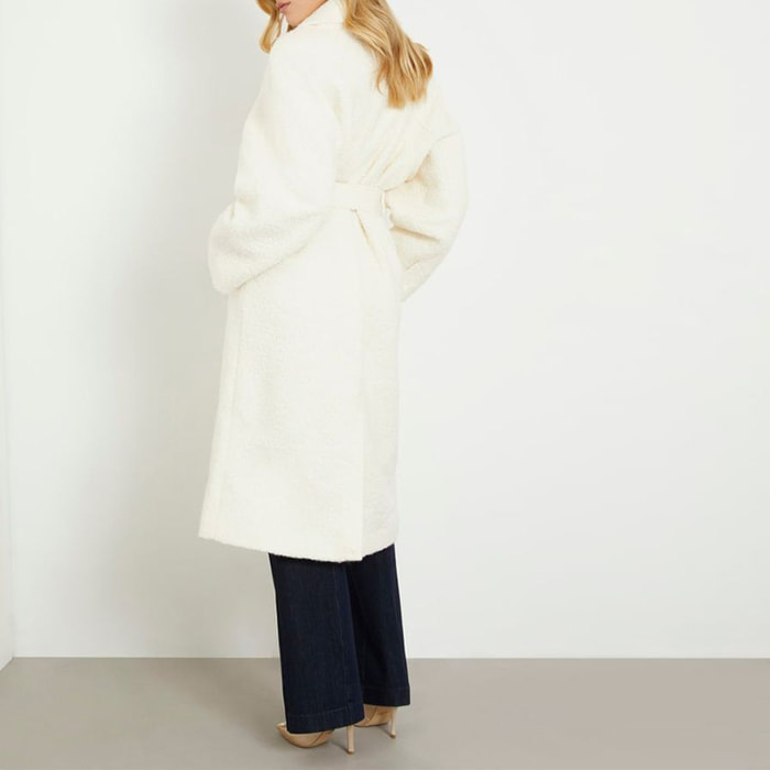 Manteau Terry - coupe classique - crème
