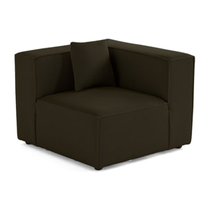 Arty - module d'assise d'angle réversible - en tissu mailles 3D - Vert
