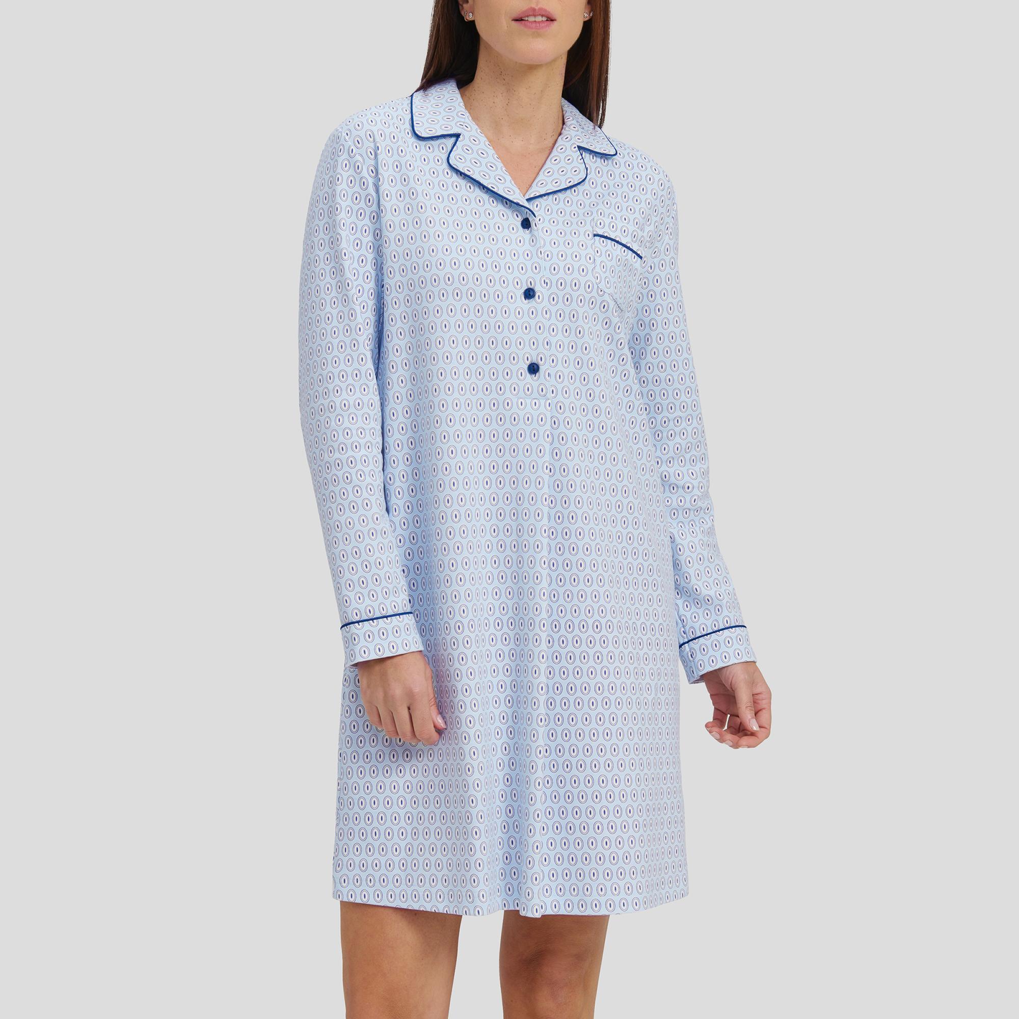 Camisón largo Celeste