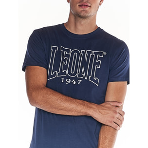 T-shirt da uomo maniche corte logo outline