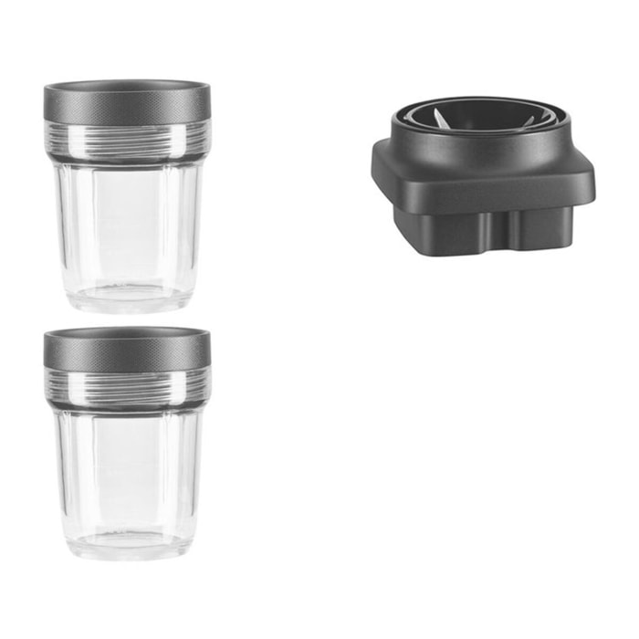 Mini cuve KITCHENAID kit 2 bols 200ml + adaptateur K400/K150