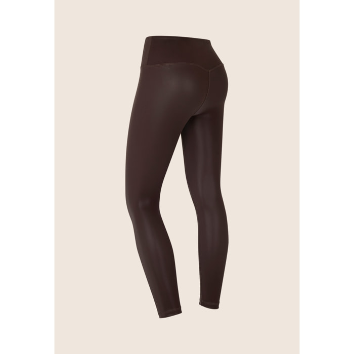 Leggings Sportivi 7/8 Traspiranti con Vita Alta