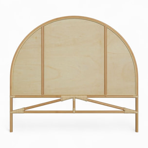 Tête de lit en rotin naturel 140 cm - Beigia