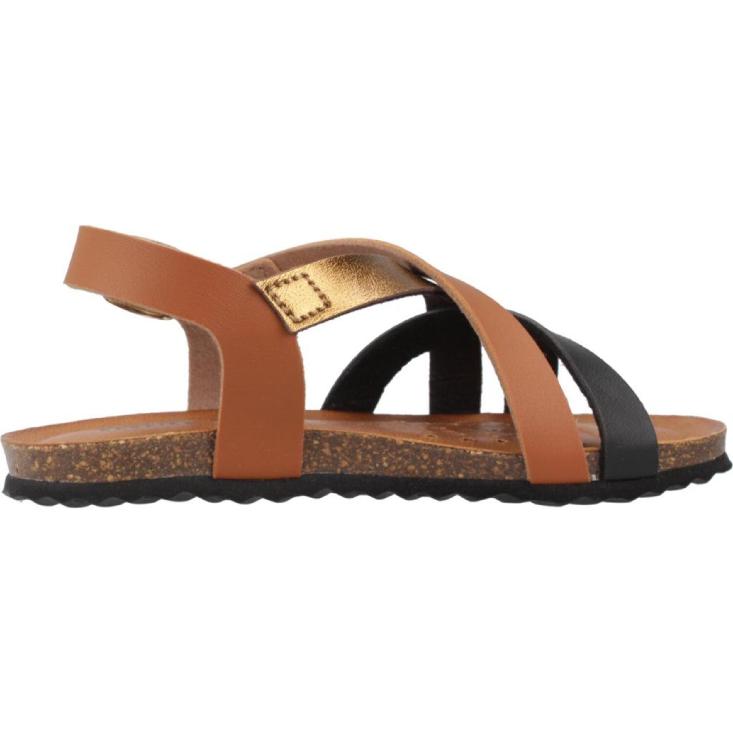 Sandalias Niña de la marca GEOX  modelo J SANDAL CHILENE GIR MARRON