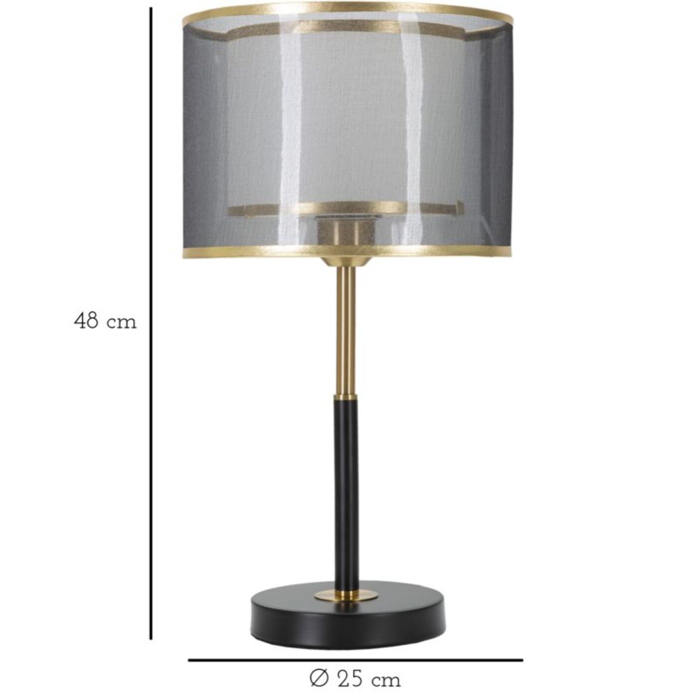 LAMPADA DA TAVOLO LEVELS CM Ø 25X48