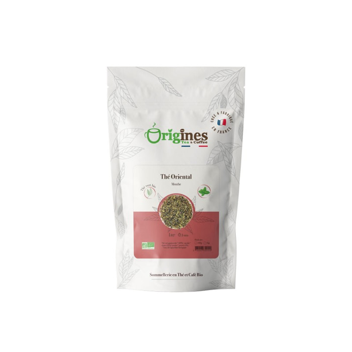 Oriental - Thé vert Bio de Chine - Sachet 100g