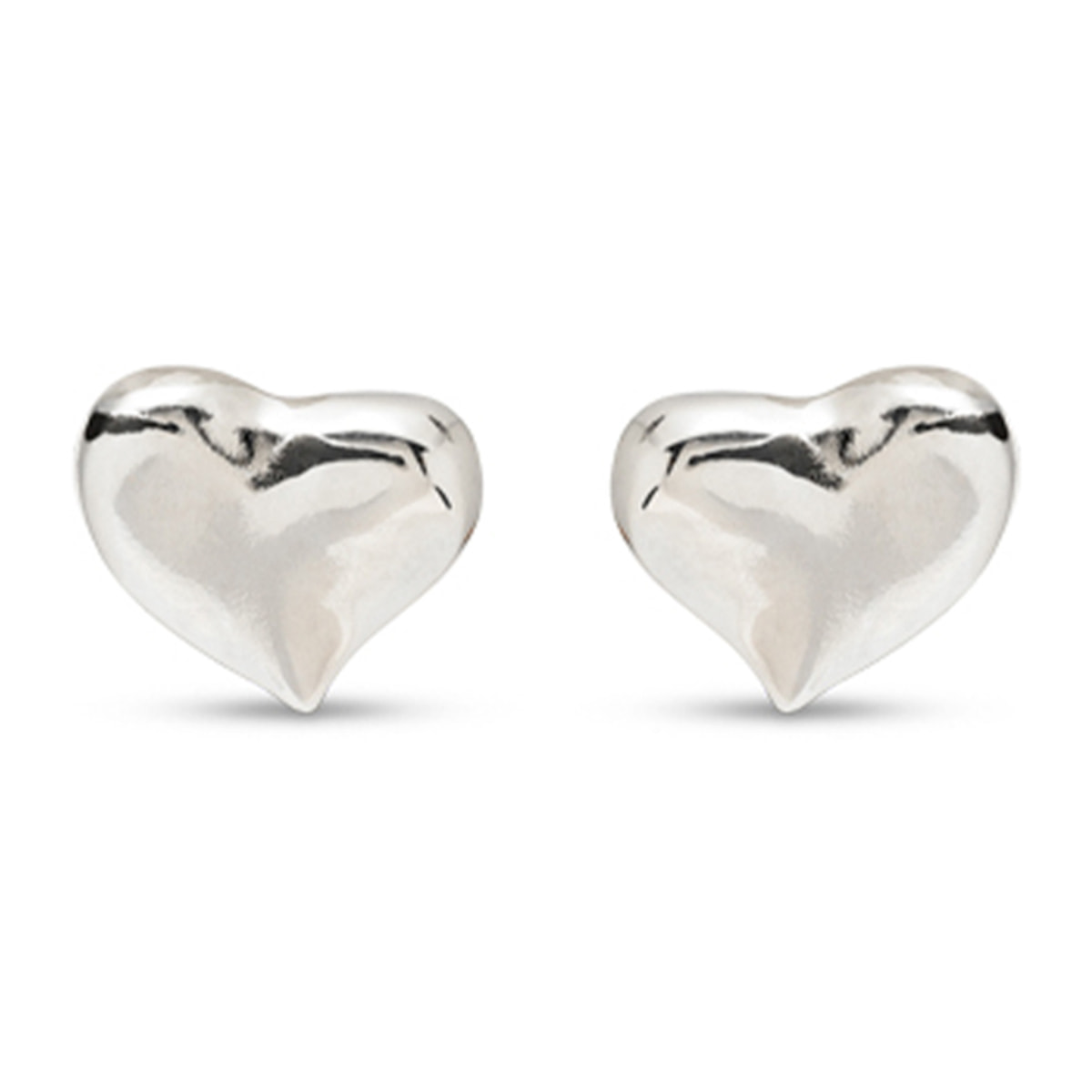 Pendiente UNO heart PLATEADO U