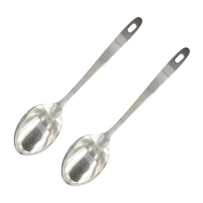 Ensemble de 2 Cuillères de service inox 31,5 cm Fackelmann Oxford