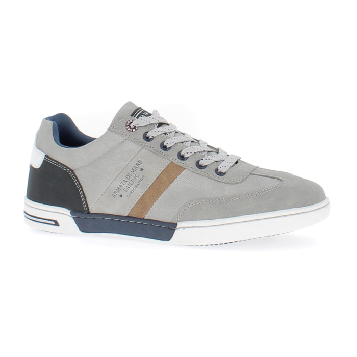 Armata di Mare Scarpe Uomo Court Sneakers Casual con Soletta Rimovibile in Memory Foam AMU SS22M146 Grey