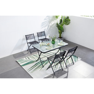 Table de jardin et 4 chaises  JUNON