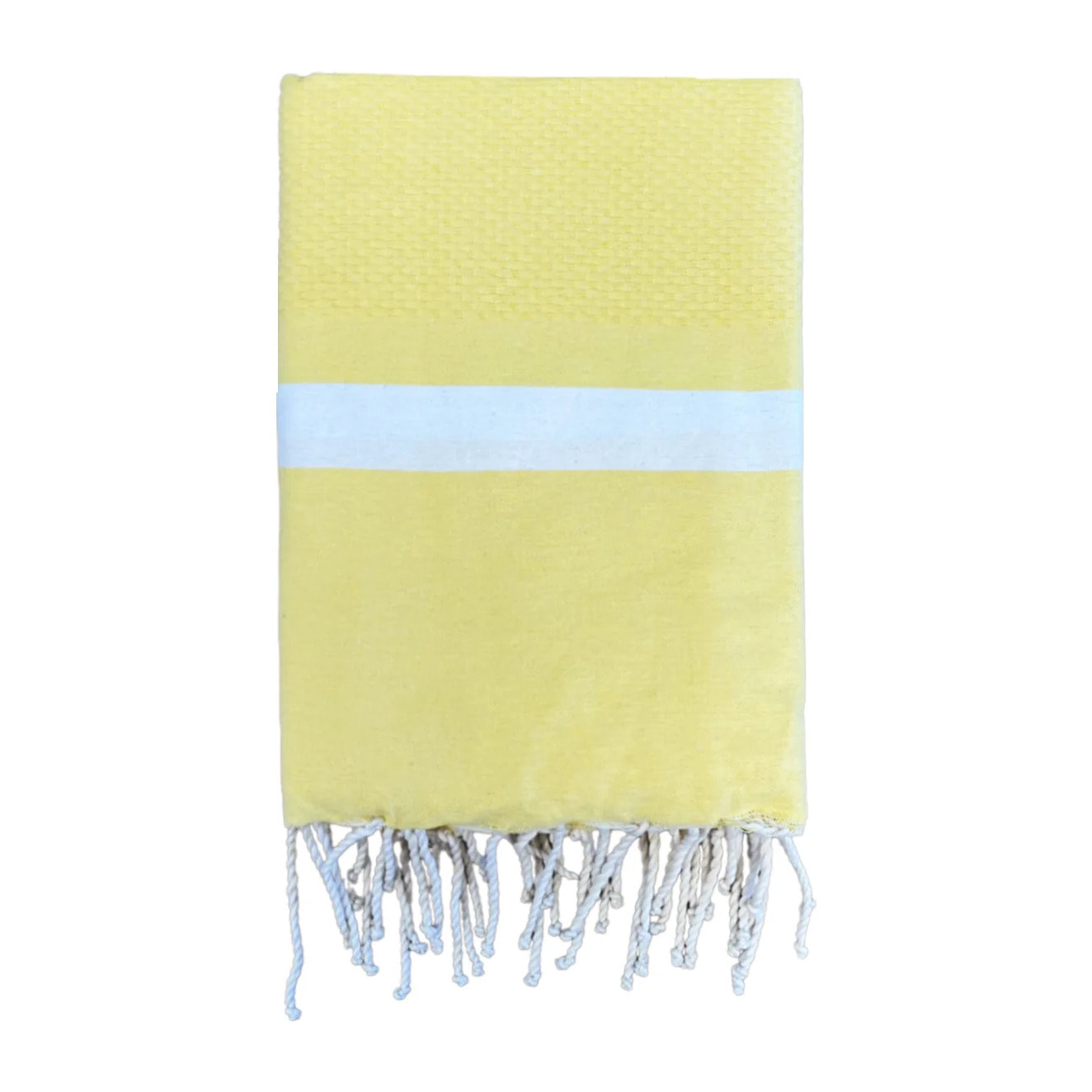 Fouta traditionnelle Melissa Poussin 200x200 190g/m²