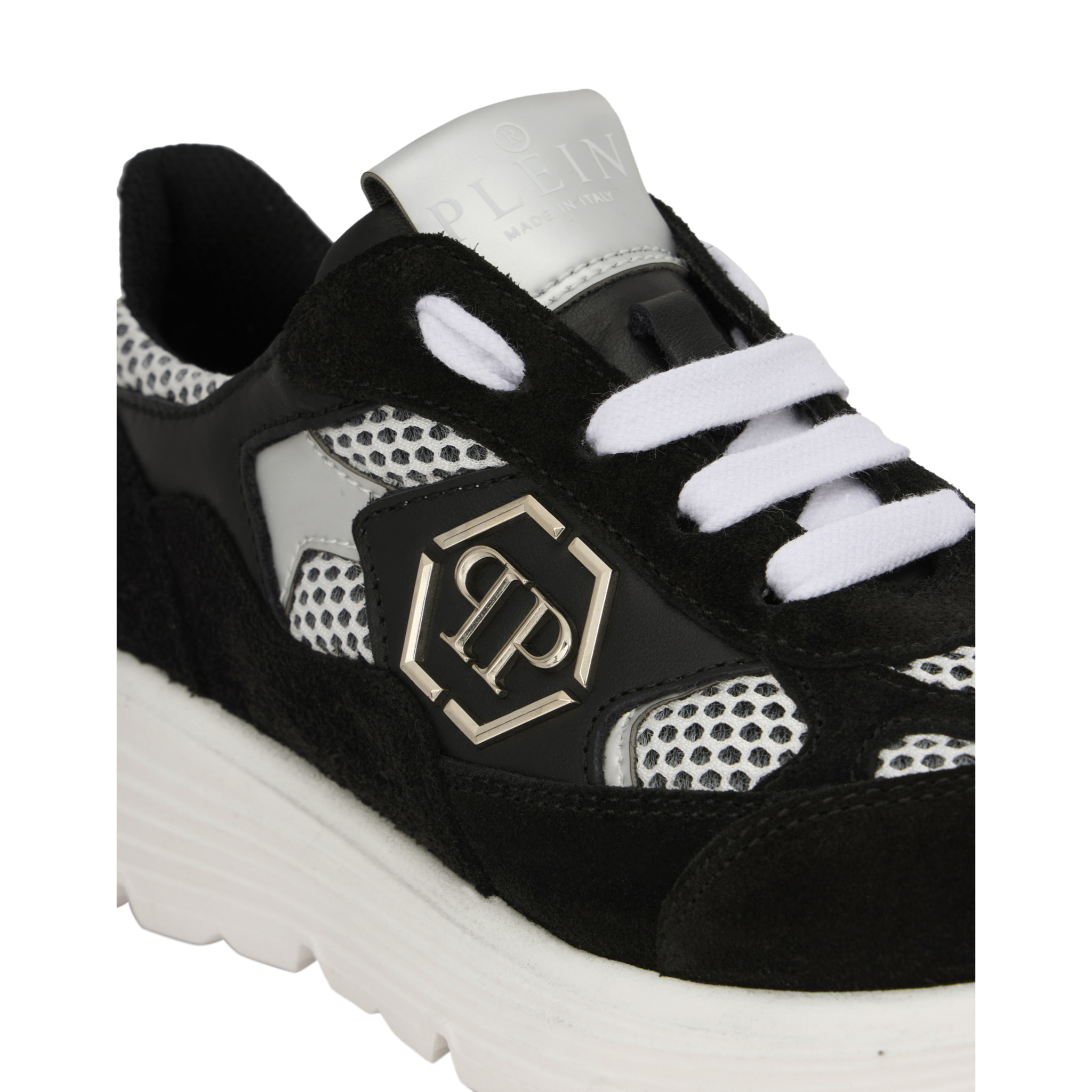 PHILIPP PLEIN Suede Low-Top Sneakers