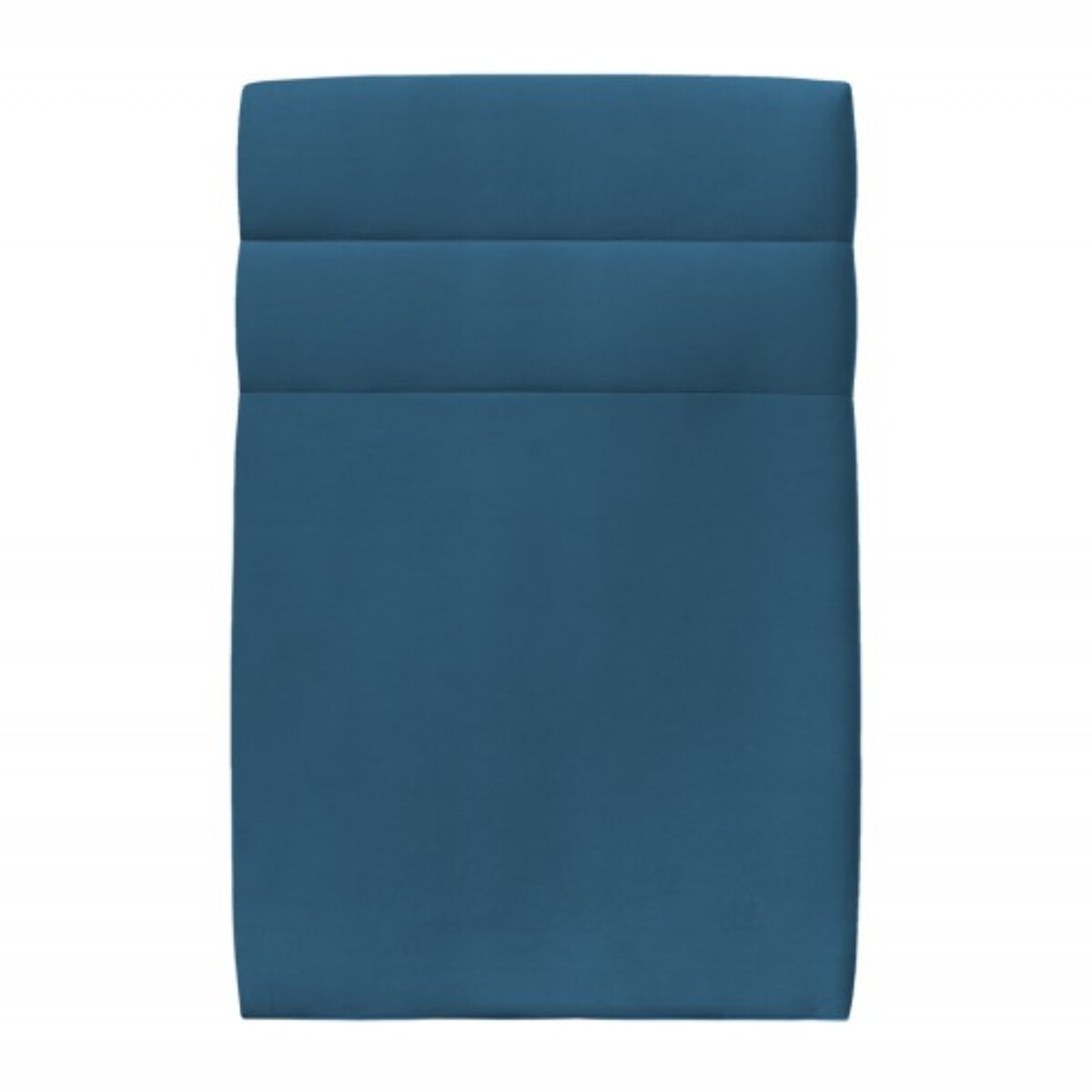 Lit avec tête de lit bandes horizontales velours et sommier tapissier Ep20