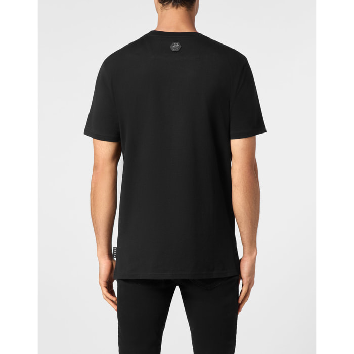 PHILIPP PLEIN Camiseta de cuello redondo y manga corta TEDDY