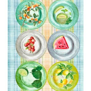 Tovaglia floreale lavabile 100% cotone PICNIC