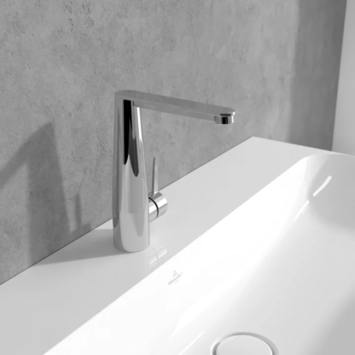 Mitigeur lavabo VILLEROY ET BOCH Conum ouverture coté