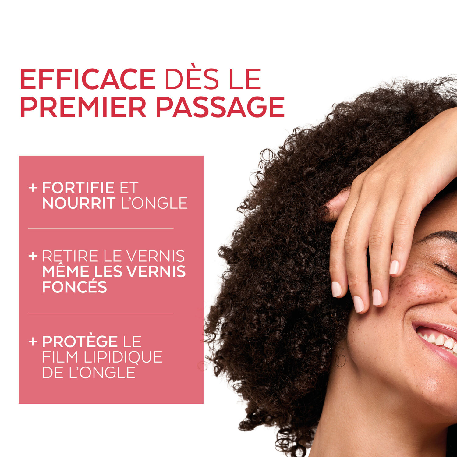 Silicium, Biotine & Kératine - Dissolvant Soin Extra Doux Sans Acétone 50ml