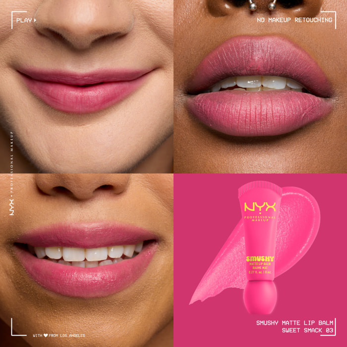 NYX Professional Makeup Smushy baume à lèvres teinté Sweet Smack