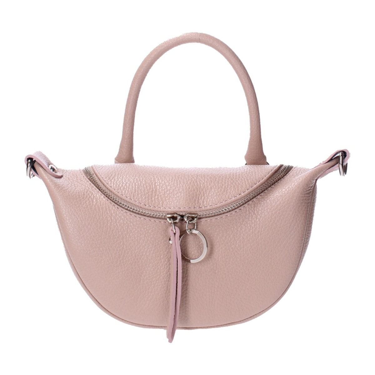 Borsa a mano da donna - Modello Mae - Vera pelle - 26.0 x 13.0 x 8.0 cm