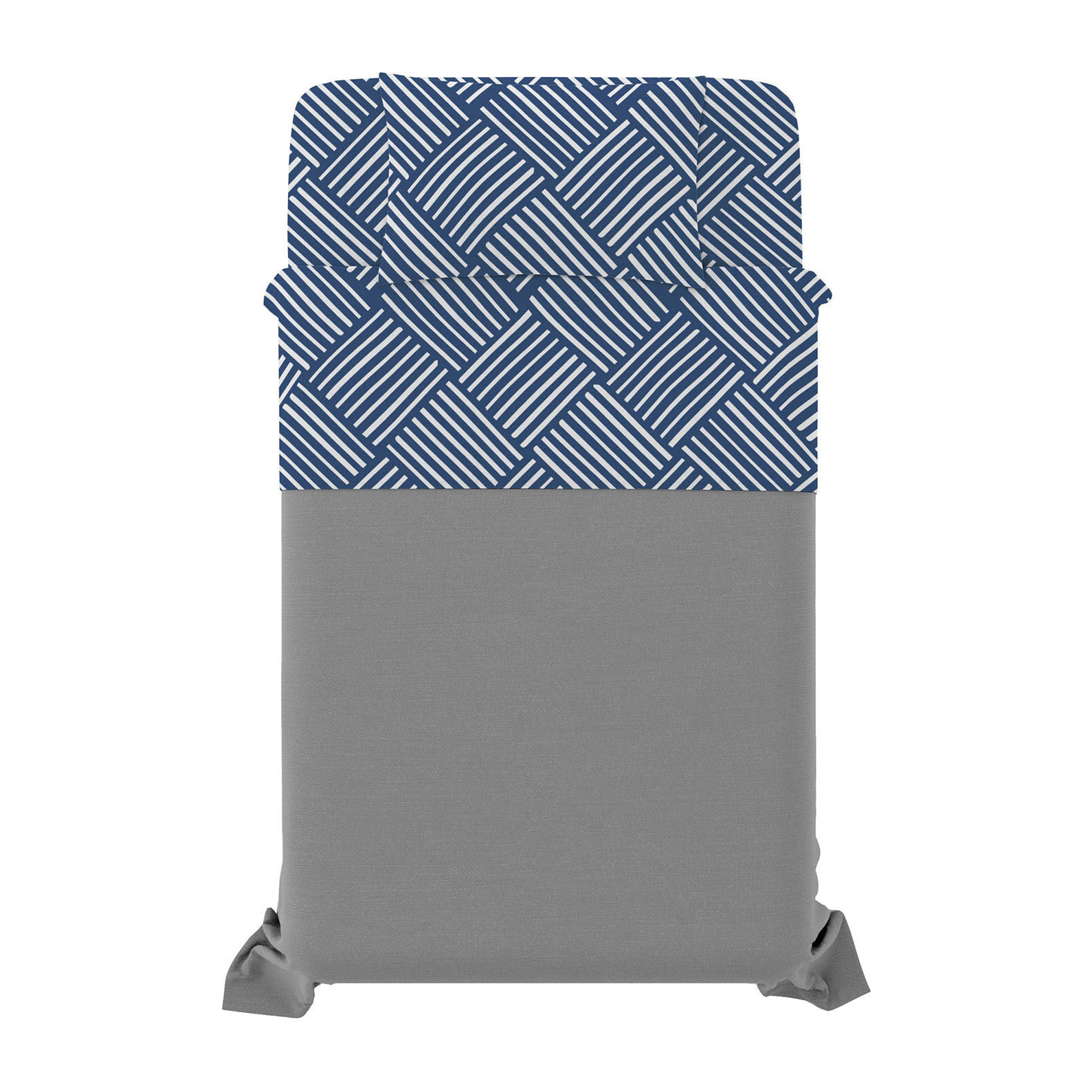 COMPLETO LETTO DAFNE - PIAZZA E MEZZA CITY LIFE BLUE