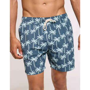 Bañador Palmeras Azul - Novepalm