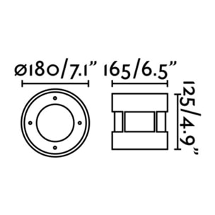 SURIA 180 Empotrable inox 60°