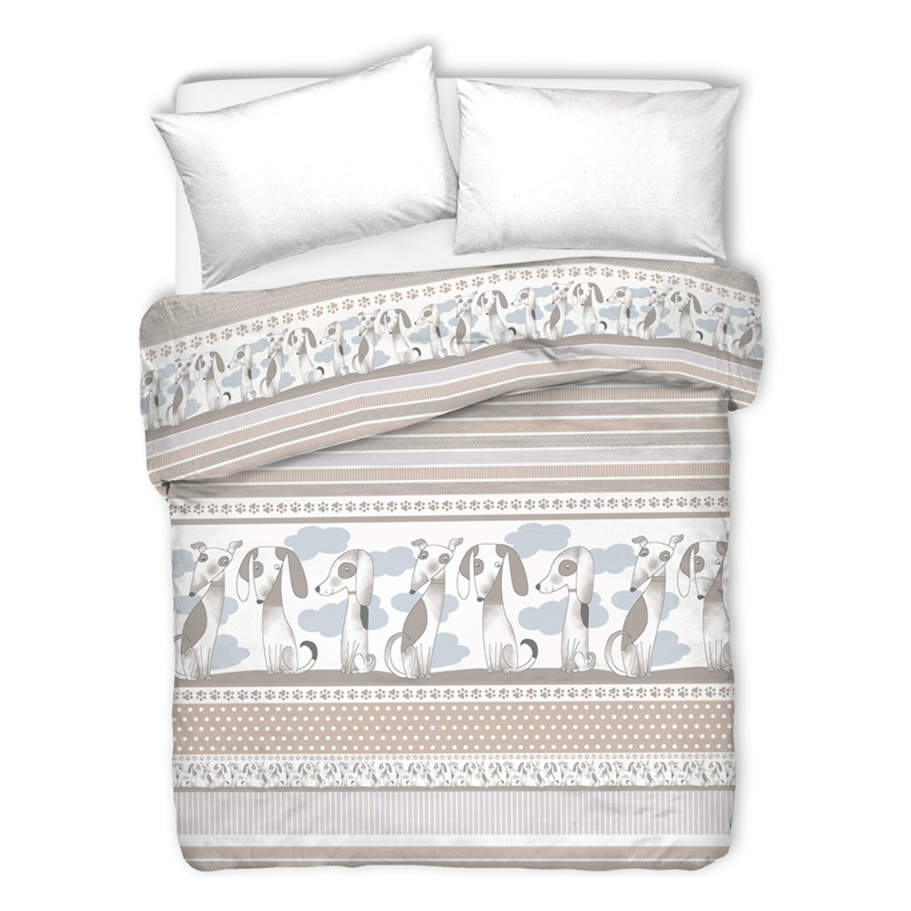 Copriletto di cotone baubau beige