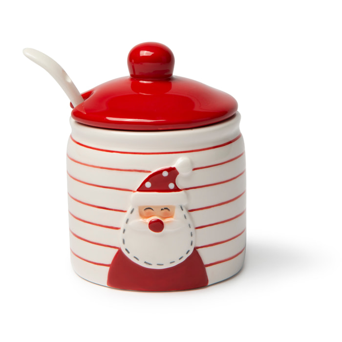 Sucrier Excelsa - Snowman, Céramique Multicolore