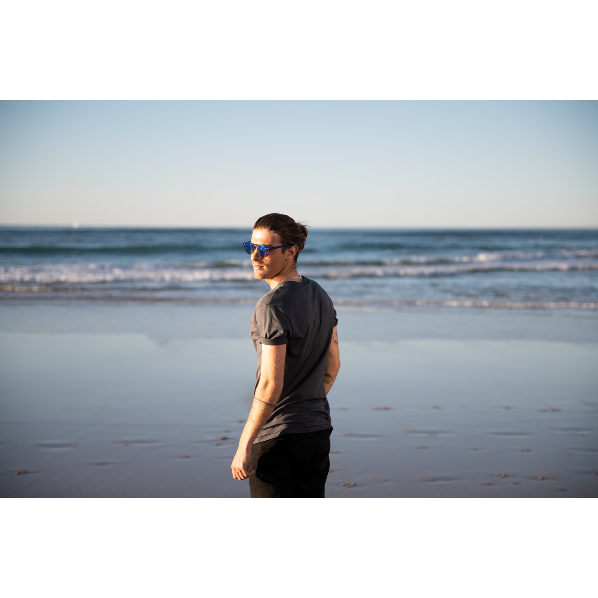 OCCHIALI DA SOLE OCEAN LONGBEACH in blu