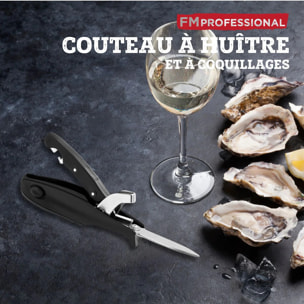 Couteau à huître 2 en 1 18 cm FM Professional Divers