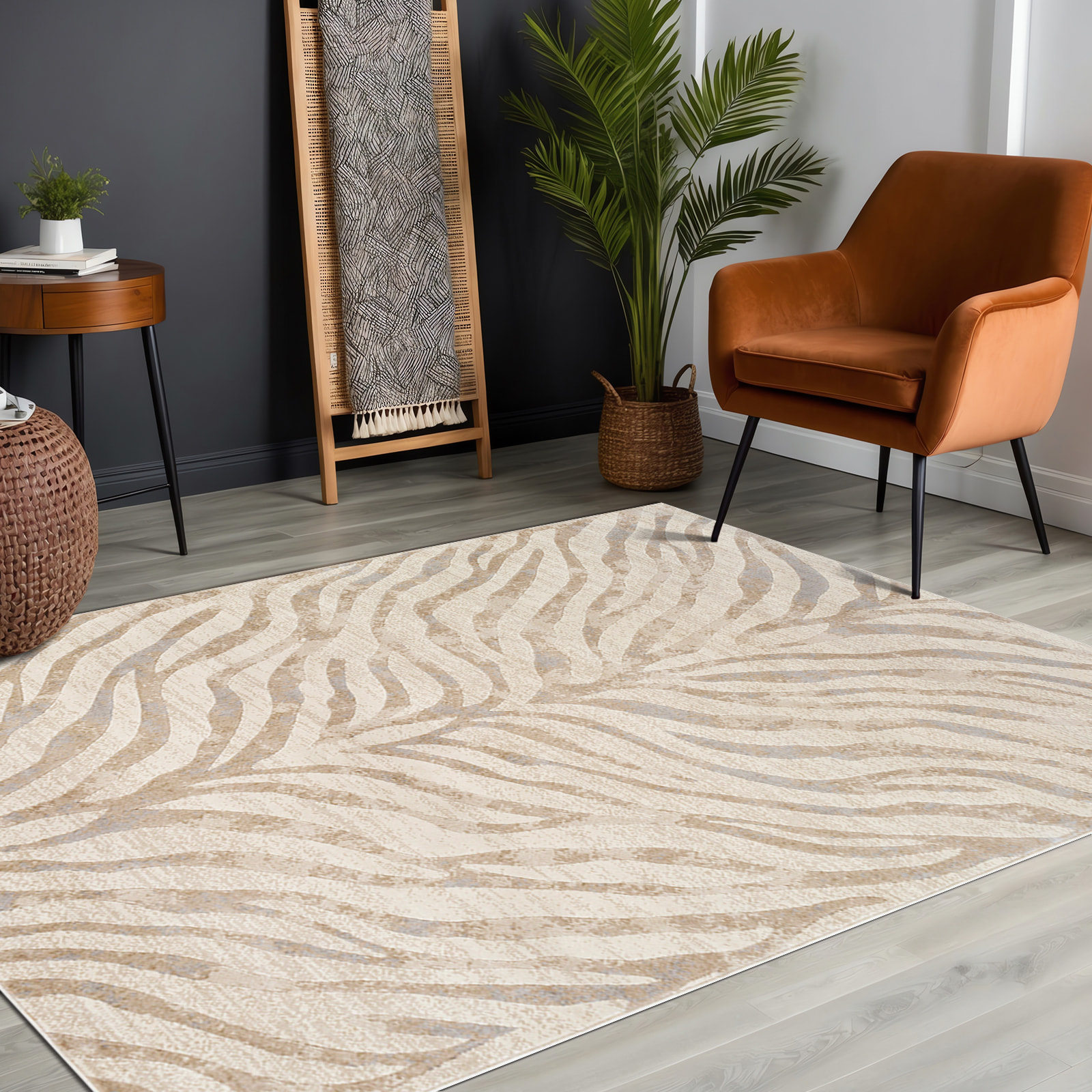 CYBELE Alfombra Zebra Bohemia