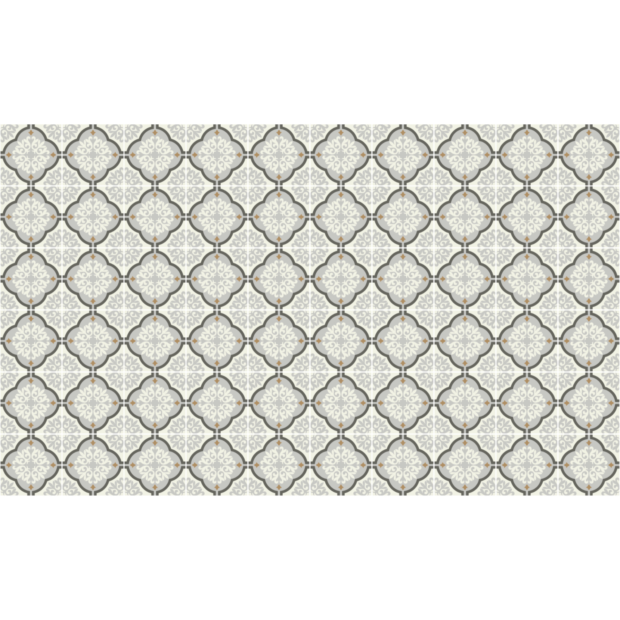 Stickers muraux - Sticker Mural Carrelage adhésif Cuisine Salle de Bain - 60 STICKERS CARREAUX DE CIMENT AZULEJOS BRANCA