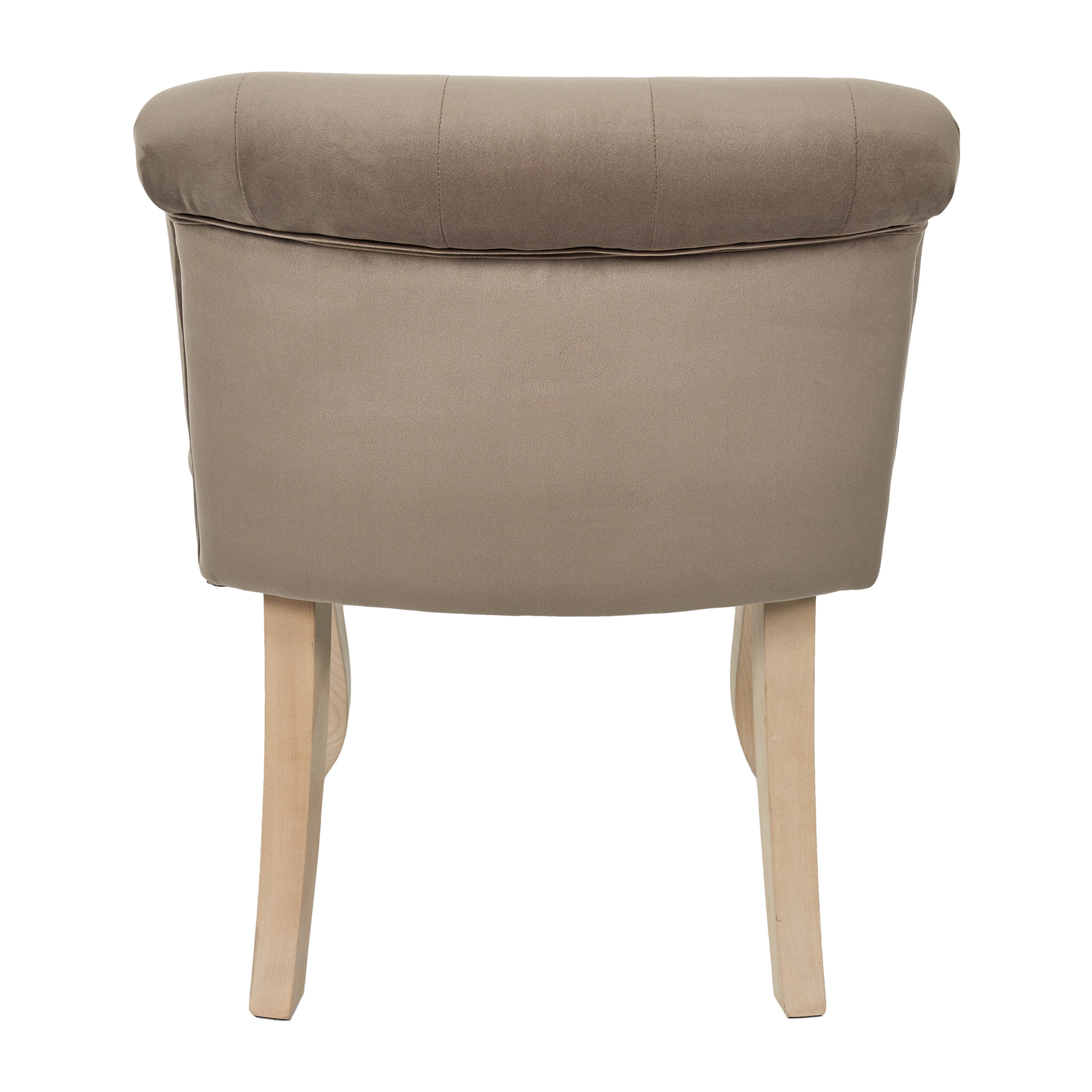 Fauteuil Eleonor Velours Taupe