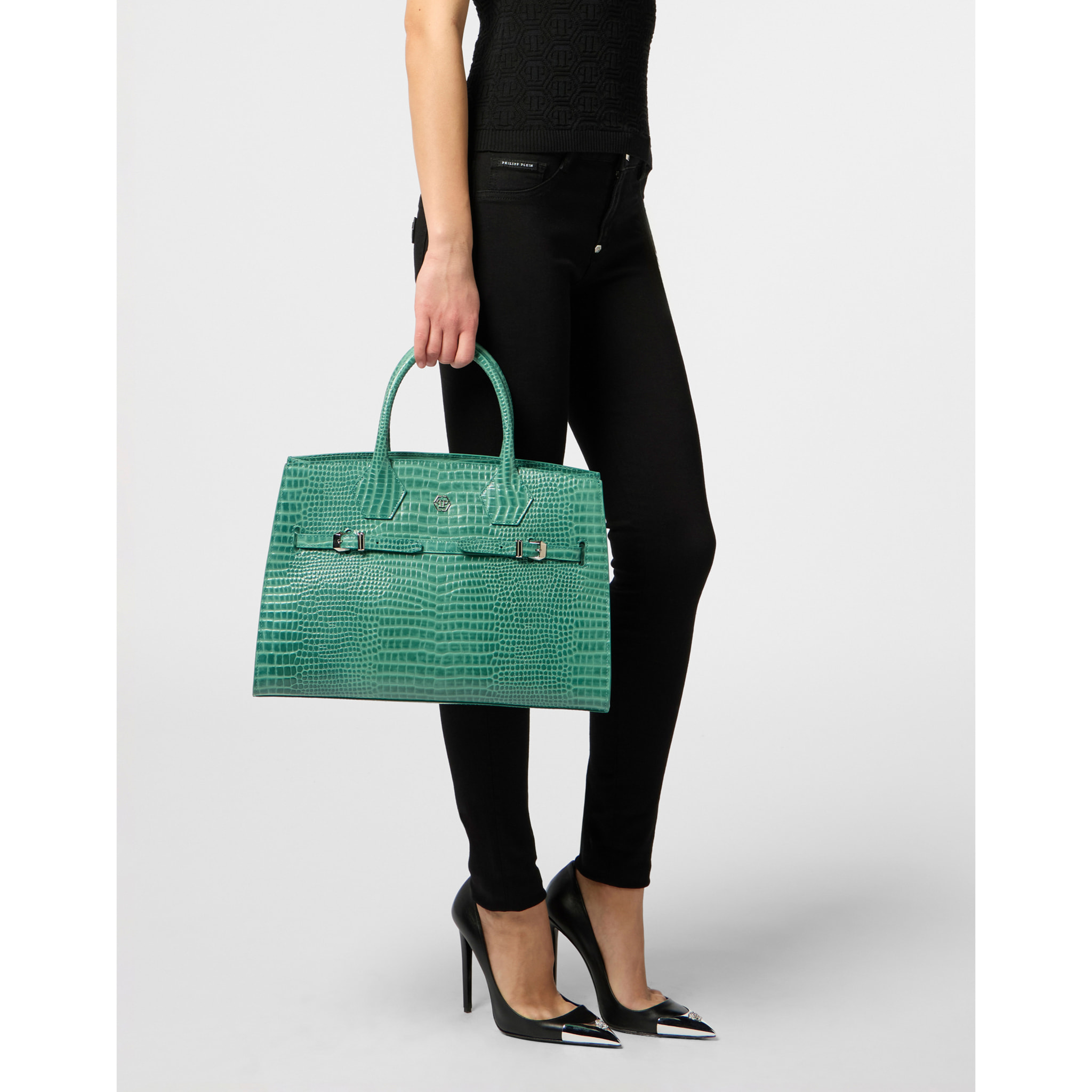 PHILIPP PLEIN Big Shopper Bag Cocco