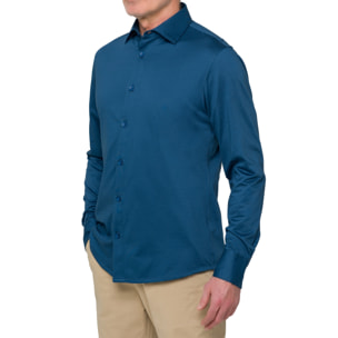 Camisa Hot Buttered Bangai Azul