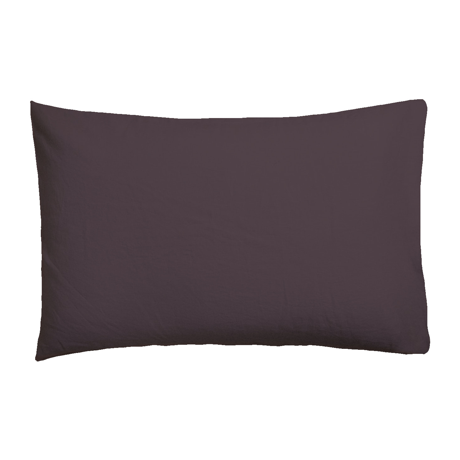 Taie d'oreiller Rouge 100% coton 79 cm/2