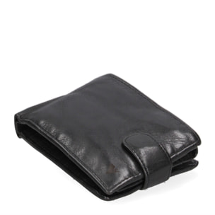 Portafoglio uomo in vera pelle - Modello False - Casual - 12.5 x 10.0 x 2.5 cm