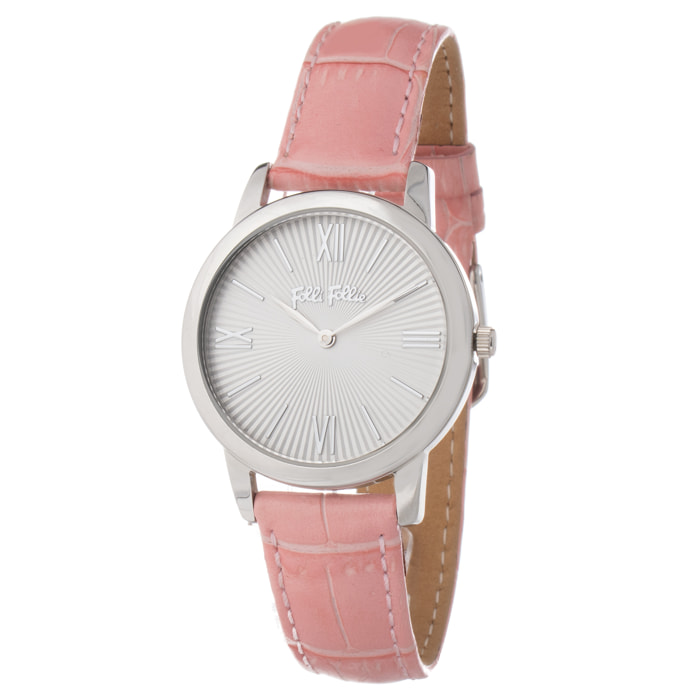 Reloj Folli Follie WF15T032SPR Mujer Analogico Cuarzo con Correa de Piel