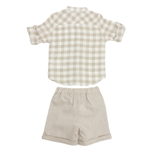 COMPLETO 2PZ CAMICIA E SHORT