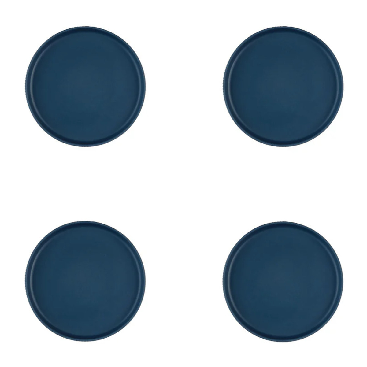 Assiette SCANDI Ø16,5cm - 4 pièces - Marine