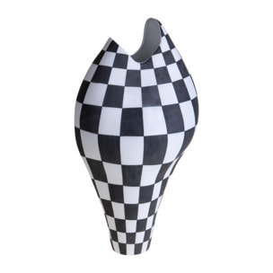 Vasi con scacchi - 28xH54,5x23cm - Pezzi 1 - Bianchi Dino SpA