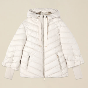 Oltre - Plumífero con capucha y puños - Blanco