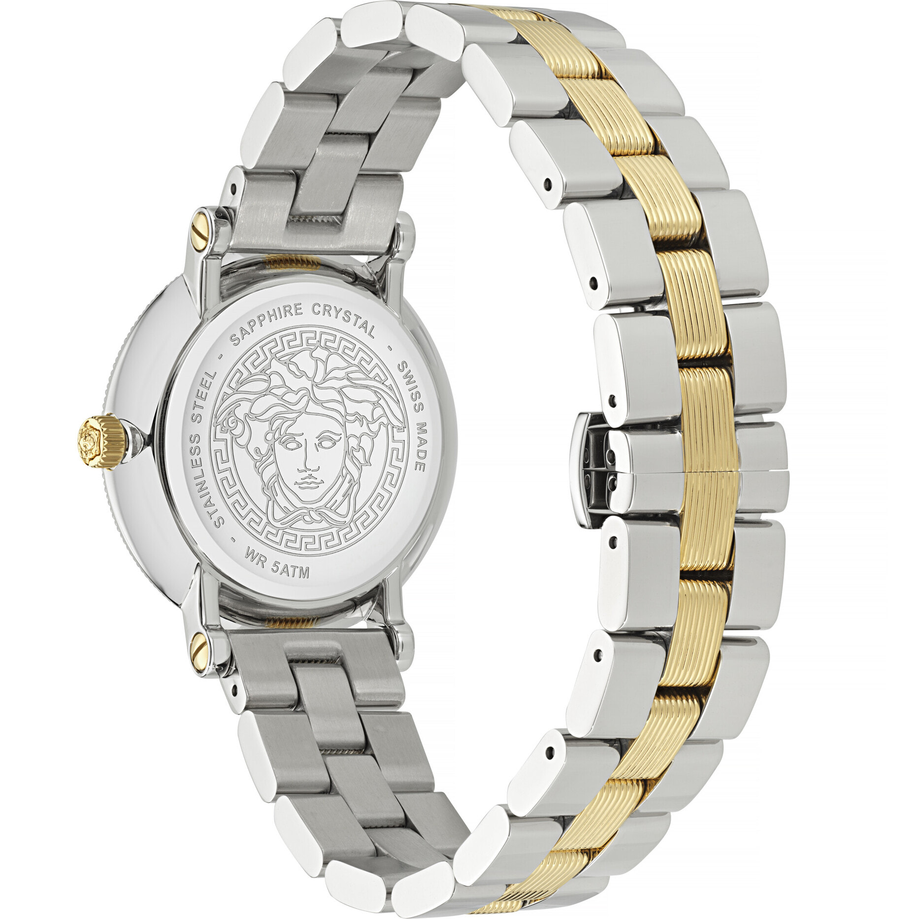Versace Reloj Analógico De Cuarzo Greca Flourish (Wc-7F)