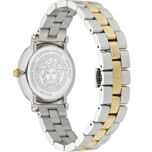 Versace Reloj Analógico De Cuarzo Greca Flourish (Wc-7F)