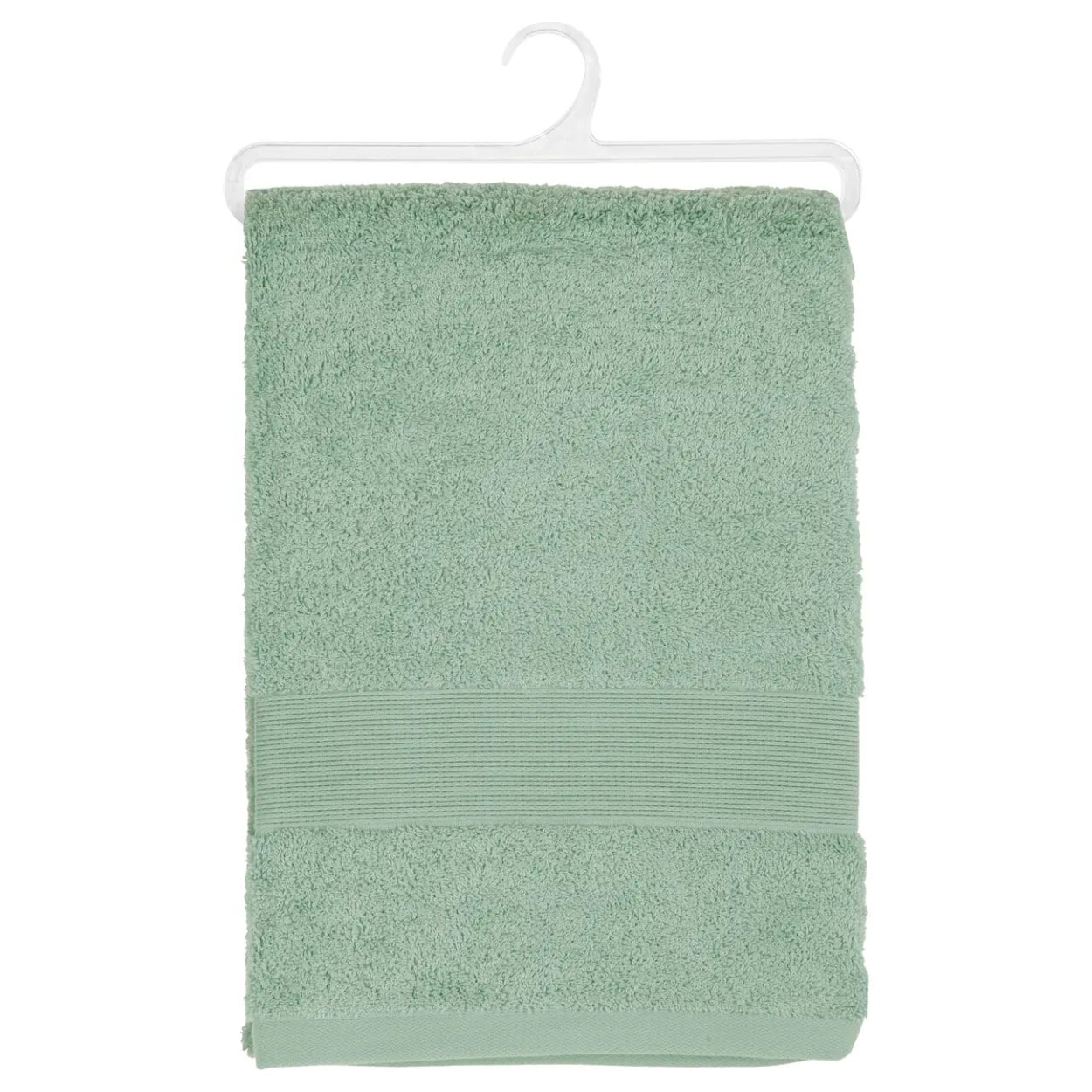 Drap de bain "Essentiel" coton vert 100x150cm